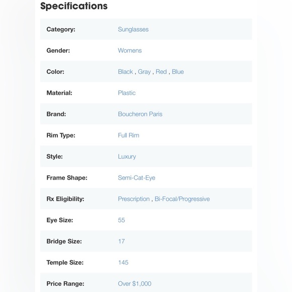 🏆Boucheron BC0081S, 002‼️Size 53-21-145, made in France 🇫🇷 100% Authentic - Picture 15 of 16